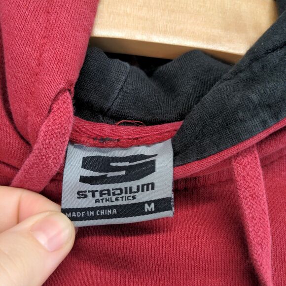 Stadium Athletics Indiana Hoosiers Drawstring Hoodie Sweatshirt Mens Medium Red - Picture 11 of 15